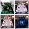 Zestaw poszwy na kołdrę Aotearoa Nowa Zelandia Manaia Żółw Płaszczka Paproć Komplet pościeli Poszwa Dekoracja sypialni