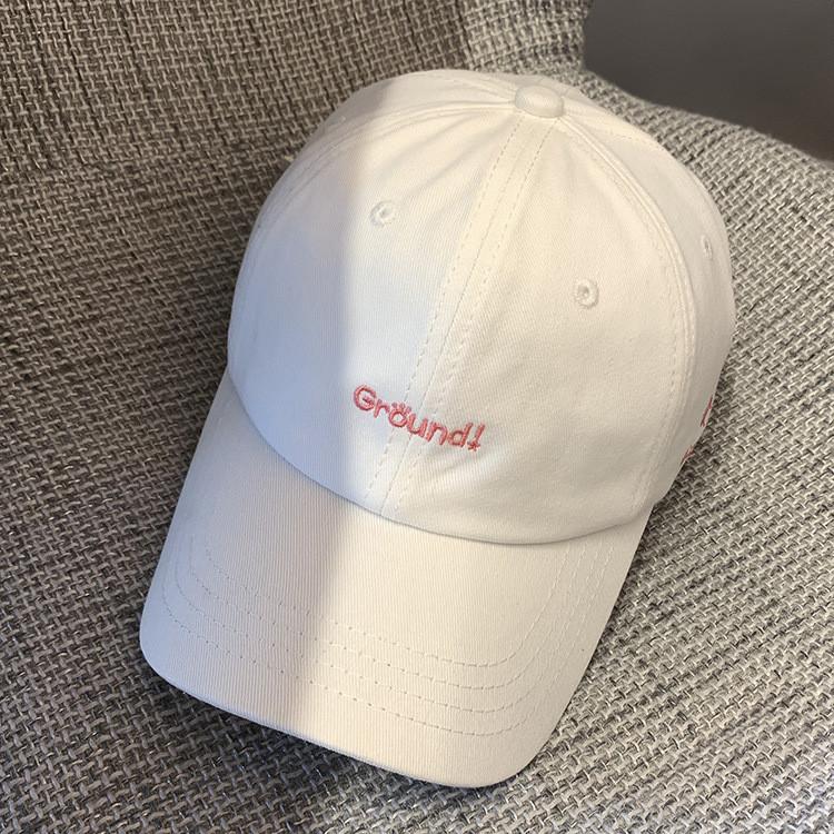 Korean Style Embroidered Letter Baseball Cap For Women Street Fashion Sun Hat