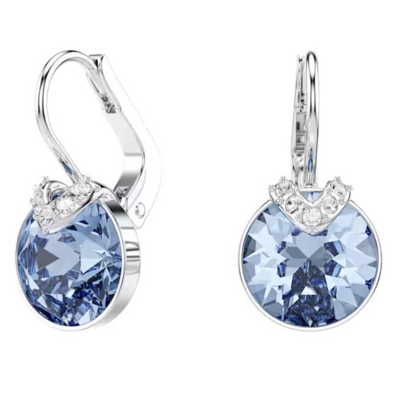 

Swarovski Round Cut Design Lucky Crystal Earrings Women earrings Blue 5734234 Box+Shopping Bag (Random Color)