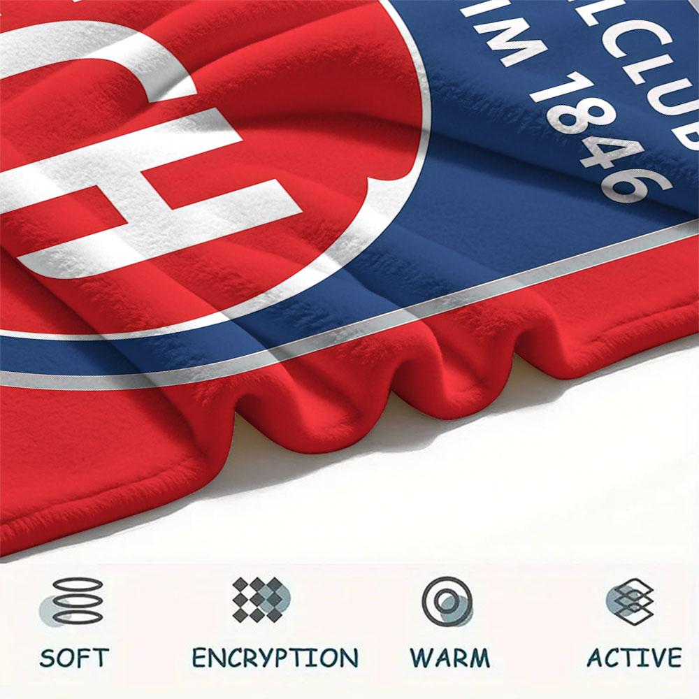 FC Heidenheim FlAannel Blanket, High Quality Comfortable for All Seasons, Home Decor, Warmth and Comfort
