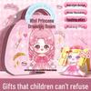 Princess Makeup Bag & DIY Book - Immersive Toy Stickers for Kids, Perfect Birthday Gift for Girls