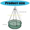 92MF Heavy Duty Hanging Bird Feeder Catcher Tray with Fiberglass Mesh for Outdoor Garden Debris Collecting