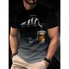Men's 3D Printed T-Shirt Short Sleeve O-Neck Pullover Casual Top