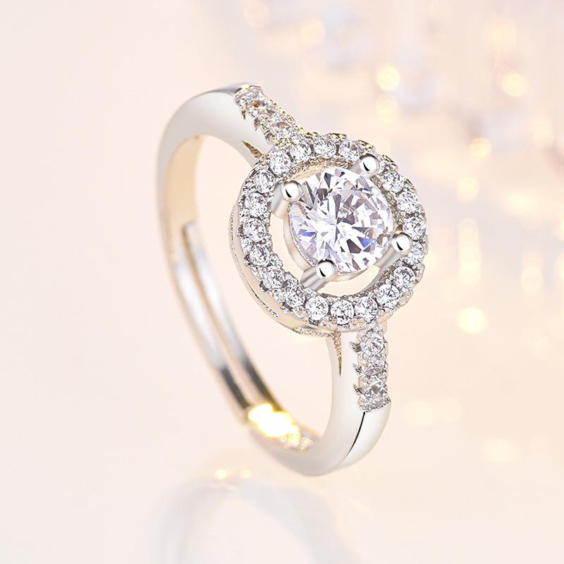 925 Sterling Silver Ring Adjustable Simplicity For women Fashion Exquisite Student Girlfriend Jewelry Accessories Wedding PartyGood product