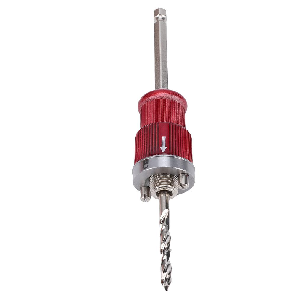 Quick Change Hole Saw Arbor with Central Drill Hex Shank Hole Opener Coring Connecting Rod for Iron Wood Acrylic Gypsum
