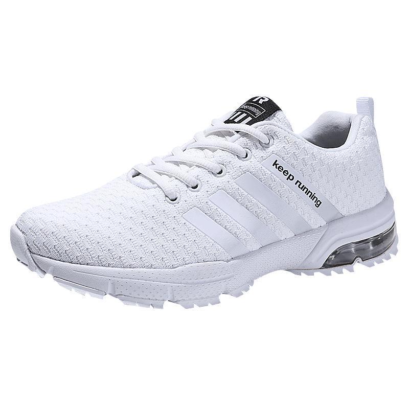 

2025 Summer Flying Weaving 2025 Independent Station Couple Air Cushion Sports Casual Shoes Running Shoes Large Size Shoes 38