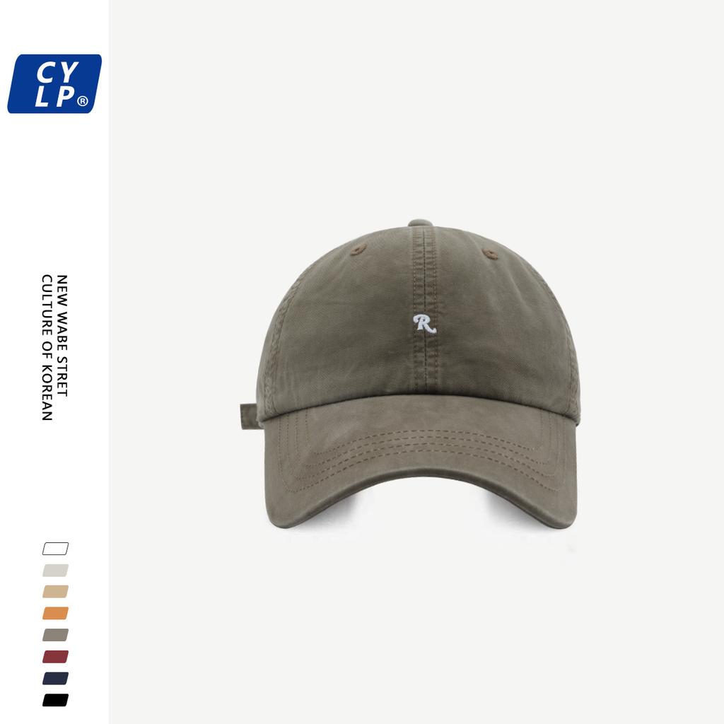 Unisex Baseball Stylish Cap With Minimalist R Embroidery Perfect Spring Fashion