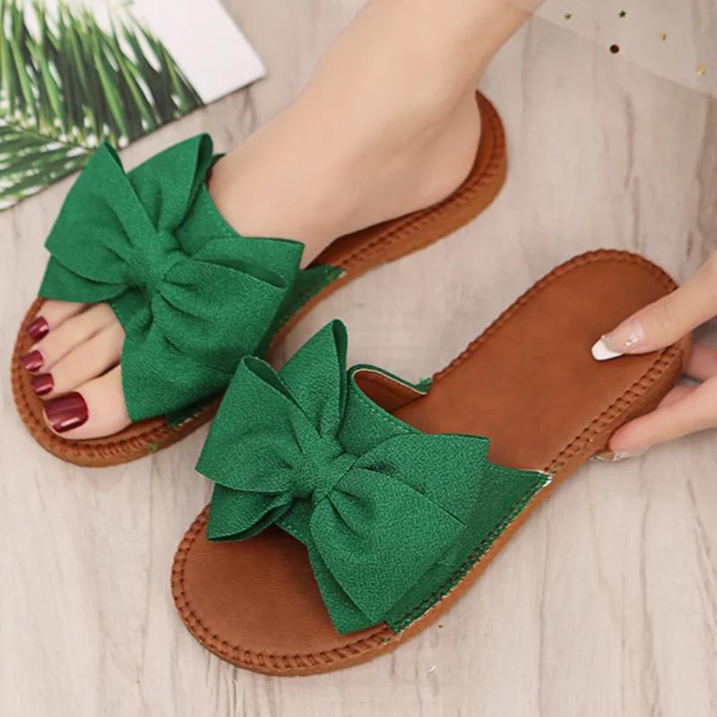 Pantofi de plajă cu nod fluture, pantofi cu toc înalt, pentru femei, pantofi de damă, sandale, sandale de plajă, sandale de damă ...