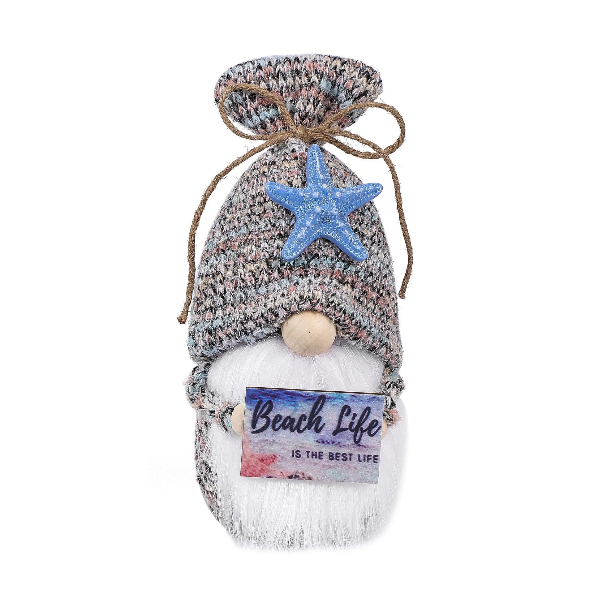 Faceless Knitted Ocean Festival Doll: Star Rudolph Goblin Ornament