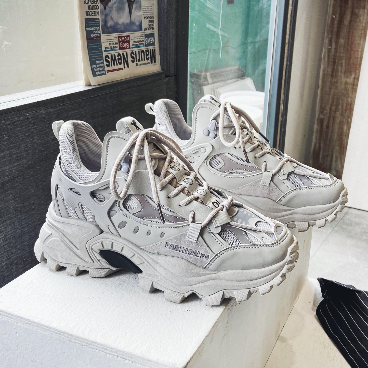 

Туфли с низким берцем, мужские туфли больших размеров INS, повседневная обувь для прогулок, нескользящие кроссовки с мягкой подошвой, размеры 39–46 41 серый