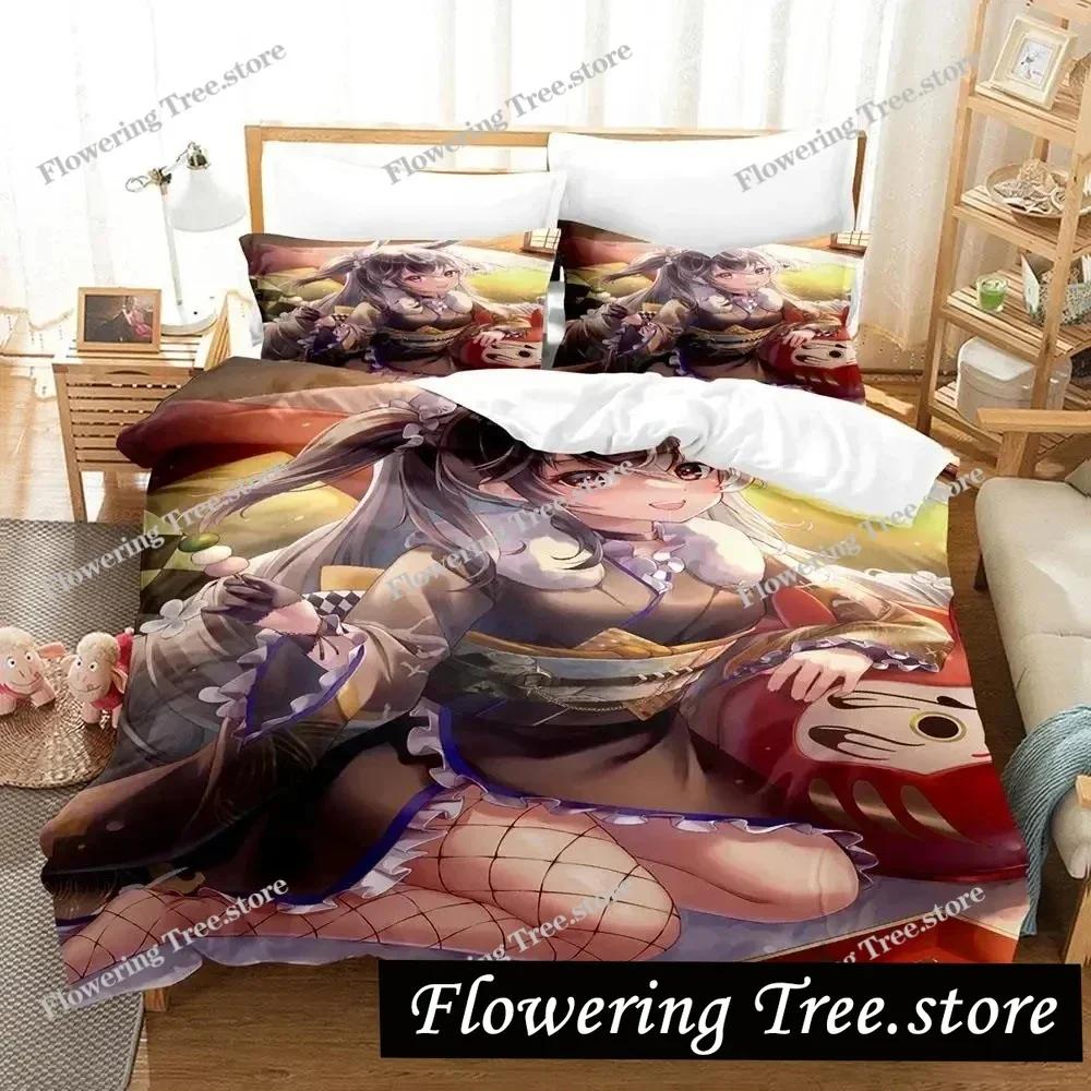 Anime Echocalypse Bedding Set Duvet Cover Bed Set Quilt Cover Pillowcase Comforter king Queen Size Boys Adult Bedding Set