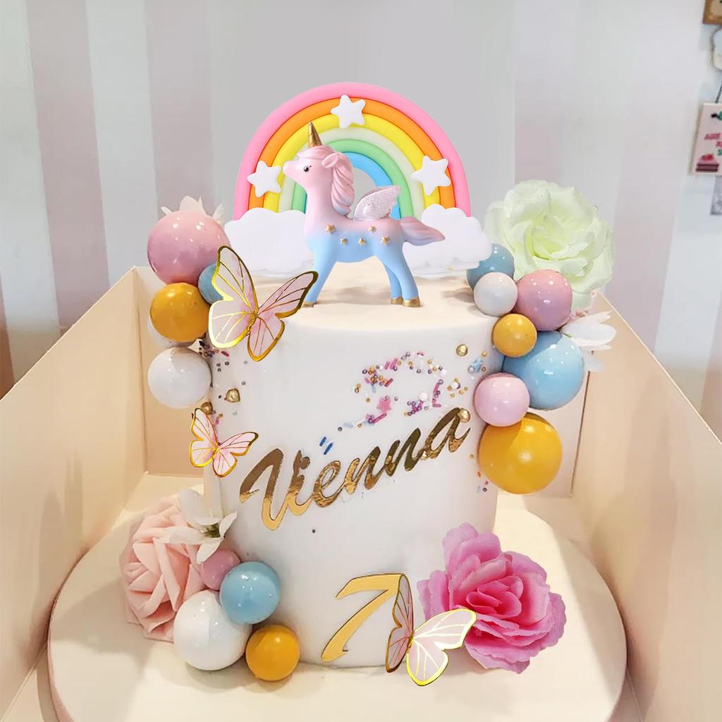 Rainbow Princess Castle Cake Decorating Kit