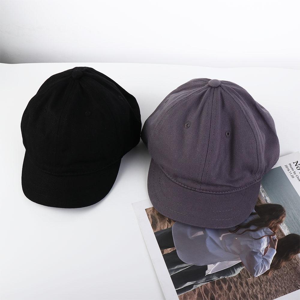 Cotton Hip Hop Snapback Sun Hats Golf Hat Women Baseball Caps Men Baseball Caps Short Brim Baseball Caps Solid Color Caps
