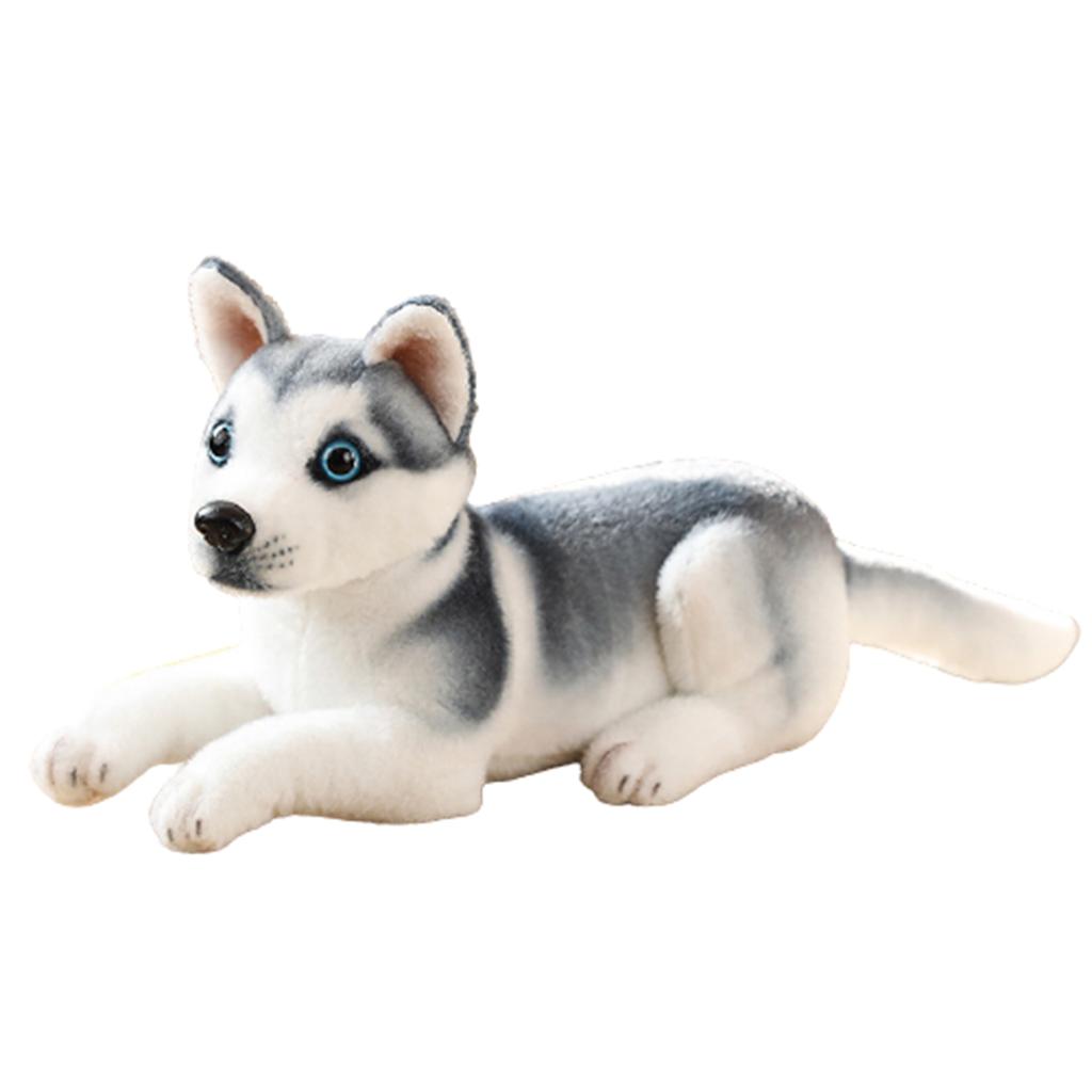 Simulation Dog Plush Toy Soft Stuffed Doll Adorable Kids Hugging Pillow Birthday Gift For Boys Girls