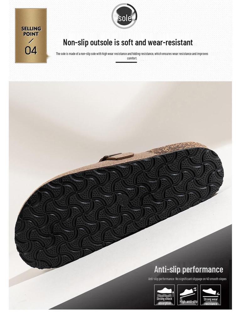 Grenzüberschreitende Bokeng Herren Trendige Dicksohlen-Slipper: Komfort Strand- & Outdoor Halbsandalen für Paare