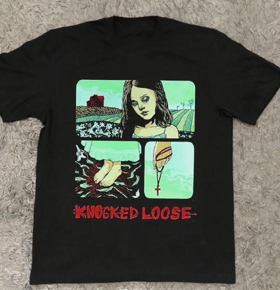 Rare! Knocked Loose Band 15th Anniversary Black S to 5XL T-Shirt VK463 S