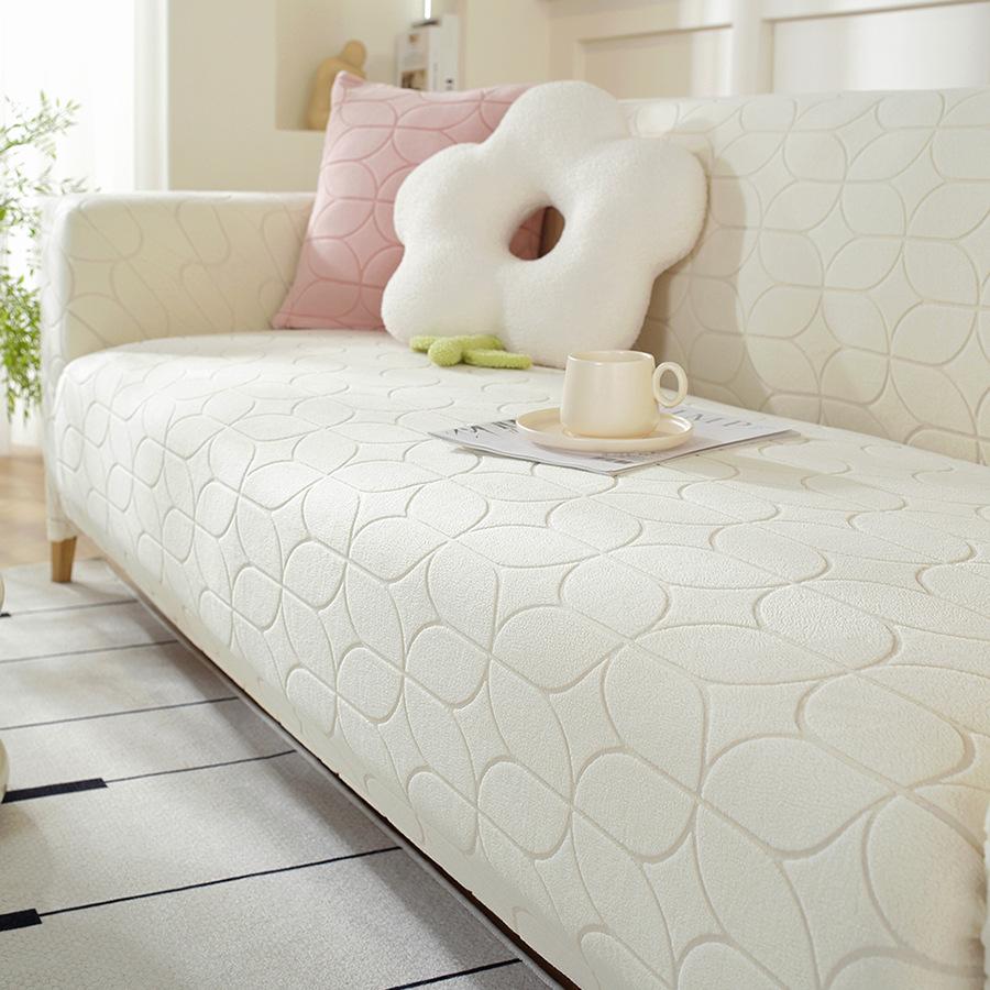 Ganzjahres Universal Jacquard Stoff Sofabezug  Mehrzweck  Einfach  Modern  Elastischer Anti-Katzenkratz Sofabezug Kissen