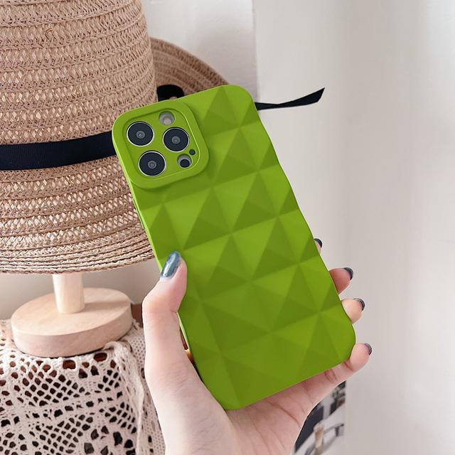 

Новый мягкий силиконовый чехол с бриллиантами для Iphone 13 12 11 Pro Max, простая задняя крышка для Iphone 11 12 13, модные шикарные чехлы For iPhone 13 трава зеленый