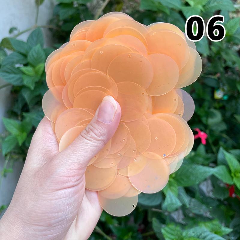 30Χιλ. Πολύχρωμα Καραμέλα Μεγάλες Πούλιες με Τρύπα Pet Στρογγυλές Πούλιες Ραφής Χειροτεχνίας Διακόσμηση Νυφικού Αξεσουάρ DIY Χαλαρές Πούλιες