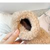 Winter New Style Girls' Lamb Fashion Children's Hairy Shoes Boys' Plush Boots Warm Short Boots Children's Shoes