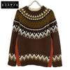 COMMEdesGARCONS JUNYA WATANABE JH-N017 Brown Nordic X Mohair Switch Sweater Tops S BrownUsed