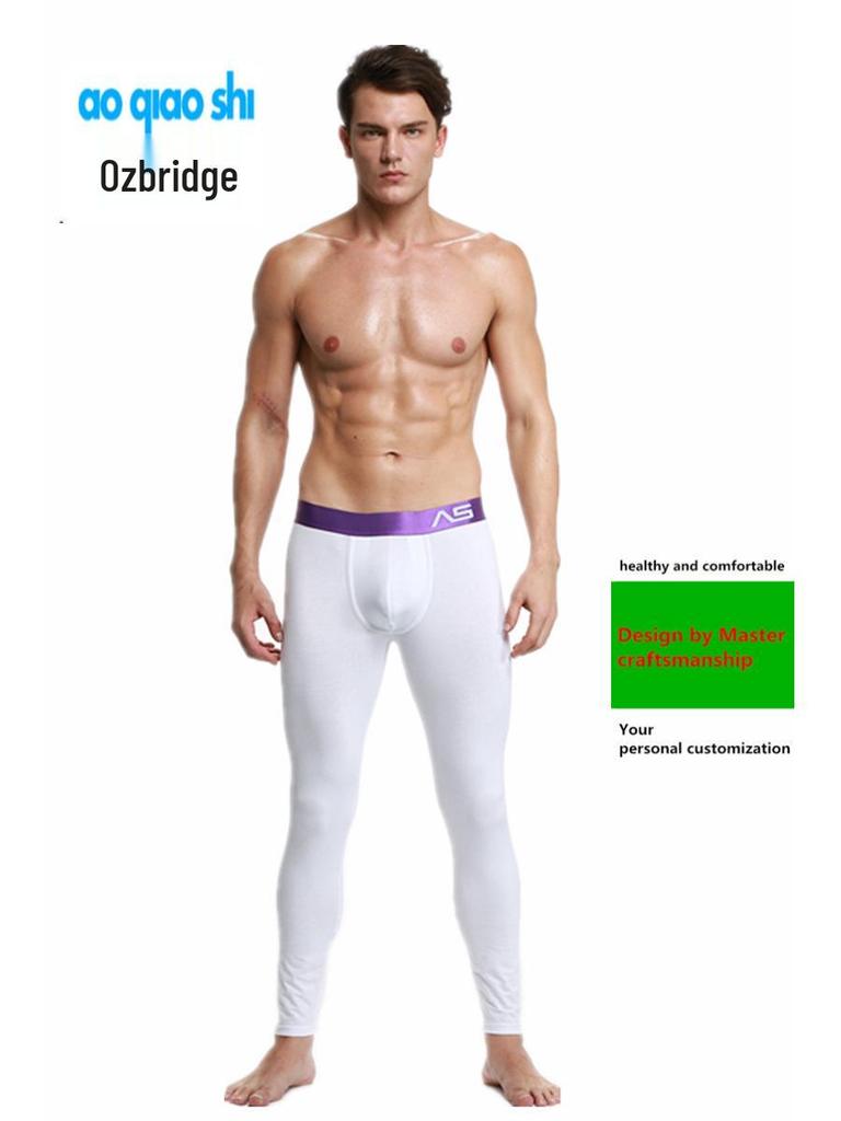 Herr Lätta Bomulls Höftlyftande Leggings - Trendiga, Varma och Sexiga Nio-Punkts Byxor