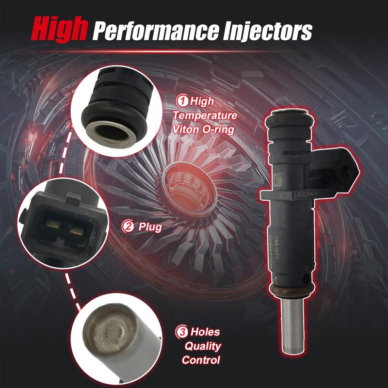 4 ST 7561277 13537561277 Bränsleinsprutare För BMW E81 E87 116i 120i E90 E84 316i 320i INJB196N