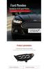 LED Headlight Assembly with Flowing Turn Signals for 13-16 Ford Mondeo, Mustang-Style