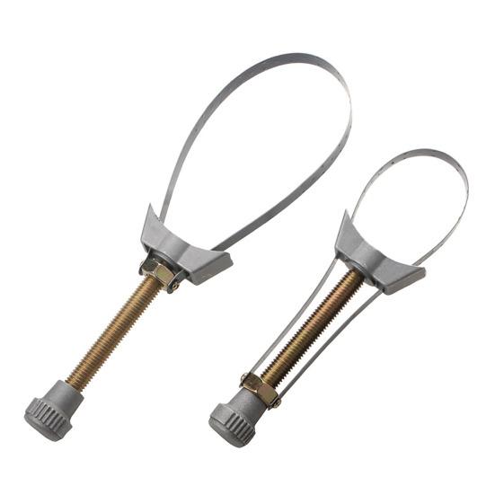 Oil Filter Wrench 60mm-120mm Diameter Professional Repair Toolkit Universal Steel Strap Type Removal Tool for Cars Trucks SUVs