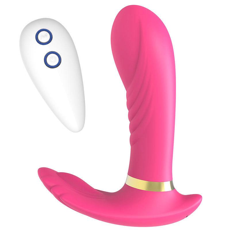 Wireless Remote-Control Wearable Vibrating G-Spot Heating Dildo for Women