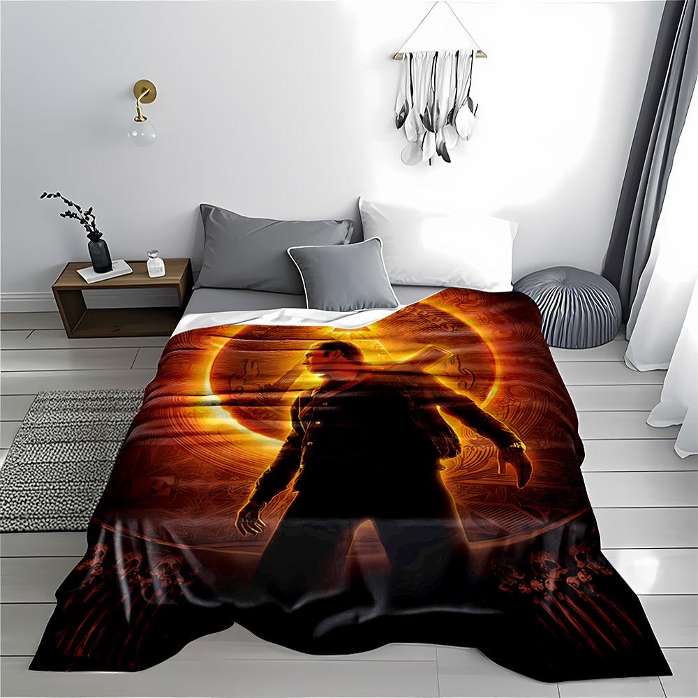 Mysterious Illuminati Design for all seasons blanket lunch break throw gift