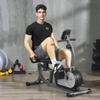 HOMCOM Semi-Recumbent Exercise Bike, Adjustable Seat, 8 Resistance Levels