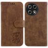 For TECNO Camon 30S 4G/30S Pro 4G Wallet Case Tiger Imprint Leather Shockproof Phone Cover with Wrist Strap