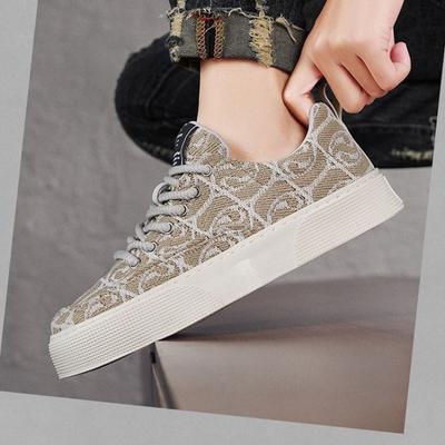 Designer Men Shoes New Prints Male Sneakers Canvas Shoes for Men Trendy Street Skateboard Shoes Spring Autumn Lace Male Footwear