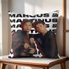 MMarcus and MMartinus Cushion Cover Natural Linen Organic Fabric DoubleSided Printing Couch Pillow Covers Home Decor