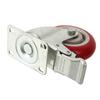 4 Inch Heavy-Duty Universal Caster Wheels - 360° Swivel Silent  Brake Ideal for Furniture Wear-Resistant for Platform Trolley