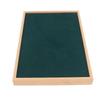 Ear Stud Tray Flannel Wood 216 Holes Lightweight Elegant Luxury Jewelry Storage Case Green