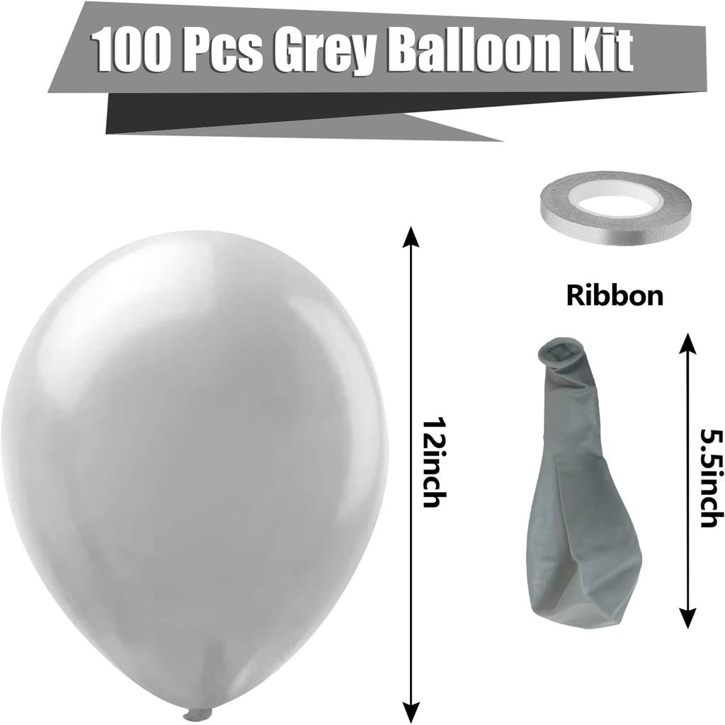 100PCS multi-color latex balloon set suitable for birthday parties, weddings, Valentine's Day party decoration