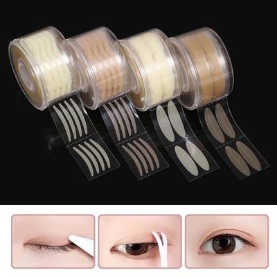 600pcs S/L Makeup Clear Gray Beige Eyelid Stripe Big Eyes Invisible Double Fold Eyelid Shadow Tape Sticker Beauty Tool ZPG