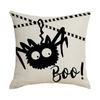 Halloween Pillow Cover Living Room Sofa Bedroom Pillow Single Sided Linen Pillow