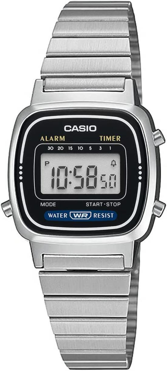 

[Casio] Женские часы CASIO Digital NEW Design LA670WA-1 Silver x Black Overseas Model [Товар]