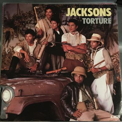 7inch Record JACKSONS - Torture A4675 Epic 1984 UK Dance & Electronica Used