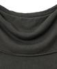 NOIRER FOR WOMAN Linen Off-Shoulder Knit (Charcoal)