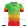 Men's Fitness T Shirt Summer Short Sleeve Streak Print Fashion Outdoor Sport Wear Casual Gym T-Shirt Male Tightness Clothing