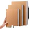 A5 Kraft Paper Thick Notebook with A4 Extra Thick Blank & Lined Pages, B5 Diary Notebook.