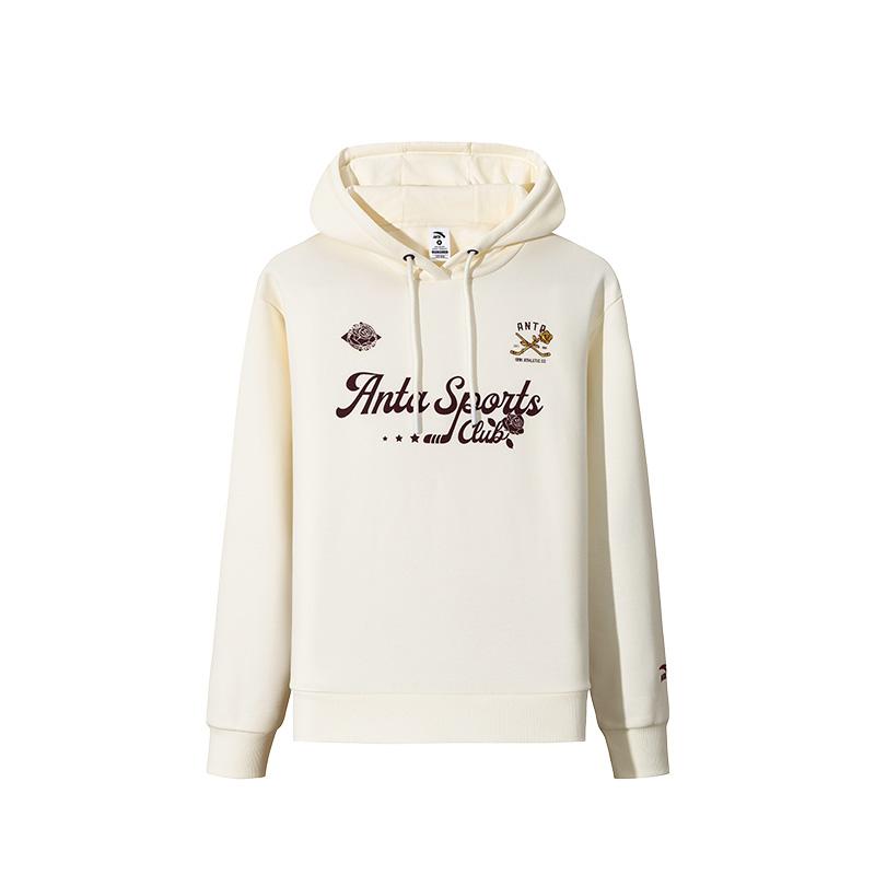 

Anta Мягкий Удобный Простой Худи с Буквами Свободный Свитшот Женские топы 162548705N-1 XS