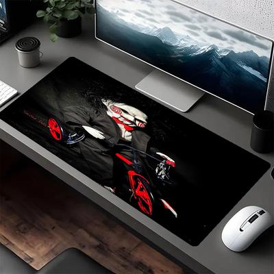 Halloween Horror Theme Mouse Pad, Non Slip Rubber Base, Multifunctional Office & Home Decor, Perfect for Workspace Personalization.