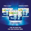Tear-A-Square Paper Towels 6 Rolls 165 Sheets Multi-Size Absorbent Perforated Kitchen Cleaning Essential Budget Friendly