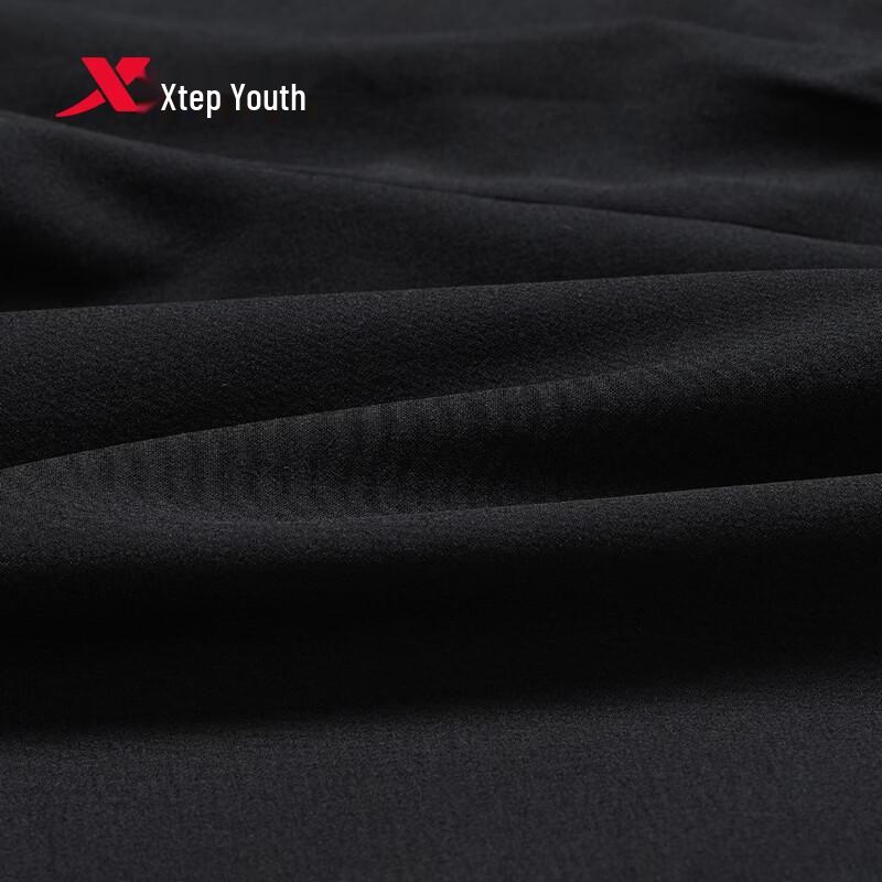 Xtep Boys' Summer Training Lightweight Running Shorts with Side Slits