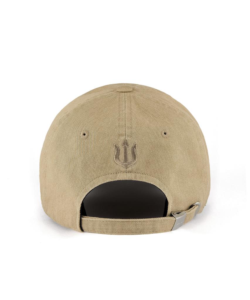 VERUTUM Side Logo Bio-Washed Cap Beige
